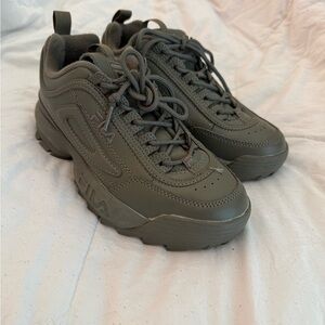 Fila women Dark Green Sneakers